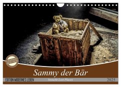 Sammy der Bär besucht Lost Places (Wandkalender 2025 DIN A4 quer), CALVENDO Monatskalender - Calvendo;Schnellewelten