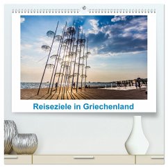 Reiseziele in Griechenland (hochwertiger Premium Wandkalender 2025 DIN A2 quer), Kunstdruck in Hochglanz