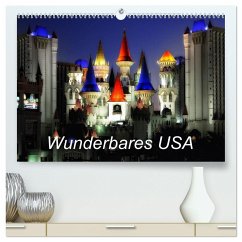 Wunderbares USA (hochwertiger Premium Wandkalender 2025 DIN A2 quer), Kunstdruck in Hochglanz - Calvendo;Kalkhof, Joachim