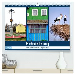 Elchniederung - Naturparadies in Ostpreußen (hochwertiger Premium Wandkalender 2025 DIN A2 quer), Kunstdruck in Hochglanz - Calvendo;Löwis of Menar, Henning von