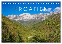 Kroatien 2025 (Tischkalender 2025 DIN A5 quer), CALVENDO Monatskalender