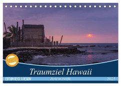 Traumziel Hawaii - Perle im Pazifik (Tischkalender 2025 DIN A5 quer), CALVENDO Monatskalender