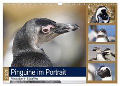 Pinguine im Portrait - Frackträger in Südafrika (Wandkalender 2025 DIN A3 quer), CALVENDO Monatskalender - Calvendo;und Yvonne Herzog, Michael