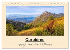 Corbieres - Bergland der Katharer (Tischkalender 2025 DIN A5 quer), CALVENDO Monatskalender - Calvendo;LianeM