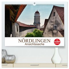 Nördlingen - Ansichtssache (hochwertiger Premium Wandkalender 2025 DIN A2 quer), Kunstdruck in Hochglanz