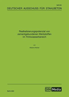 Realkalisierungspotenzial von zementgebundenen Werkstoffen im Trinkwasserbereich - Dr.-Ing. Melanie Merkel
