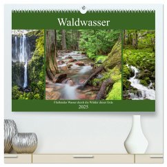 Waldwasser (hochwertiger Premium Wandkalender 2025 DIN A2 quer), Kunstdruck in Hochglanz