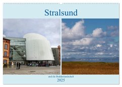 Stralsund und die Boddenlandschaft (Wandkalender 2025 DIN A2 quer), CALVENDO Monatskalender Stralsund und die Boddenlandschaft (Wandkalender 2025 DIN A2 quer), CALVENDO Monatskalender