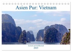 Asien Pur: Vietnam (Tischkalender 2025 DIN A5 quer), CALVENDO Monatskalender