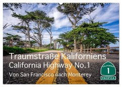 Traumstraße Kaliforniens - California Highway No.1 (Wandkalender 2025 DIN A2 quer), CALVENDO Monatskalender - Calvendo;Marufke, Thomas