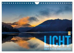 Licht über Alpenlandschaften (Wandkalender 2025 DIN A4 quer), CALVENDO Monatskalender