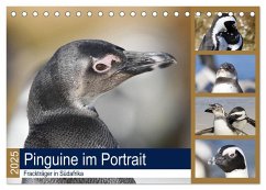 Pinguine im Portrait - Frackträger in Südafrika (Tischkalender 2025 DIN A5 quer), CALVENDO Monatskalender - Calvendo;und Yvonne Herzog, Michael