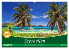 Seychellen ¿ Traumstrände im Paradies (Wandkalender 2025 DIN A2 quer), CALVENDO Monatskalender