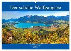 Der schöne Wolfgangsee im Salzkammergut (Wandkalender 2025 DIN A2 quer), CALVENDO Monatskalender
