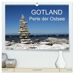 Gotland - Perle der Ostsee (hochwertiger Premium Wandkalender 2025 DIN A2 quer), Kunstdruck in Hochglanz - Calvendo;Harhaus, Helmut