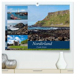 Nordirlands Highlights (hochwertiger Premium Wandkalender 2025 DIN A2 quer), Kunstdruck in Hochglanz