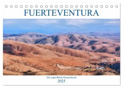 Fuerteventura, die ungezähmte Kanareninsel (Tischkalender 2025 DIN A5 quer), CALVENDO Monatskalender