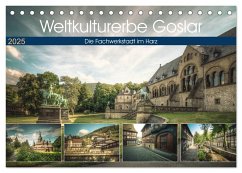 Weltkulturerbe Goslar (Tischkalender 2025 DIN A5 quer), CALVENDO Monatskalender - Calvendo;Gierok / Magic Artist Design, Steffen