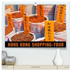 Hong Kong Shopping-Tour (hochwertiger Premium Wandkalender 2025 DIN A2 quer), Kunstdruck in Hochglanz