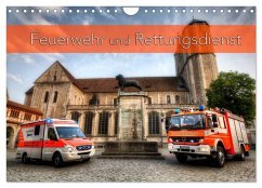 Feuerwehr und Rettungsdienst (Wandkalender 2025 DIN A4 quer), CALVENDO Monatskalender - Calvendo;Will, Markus