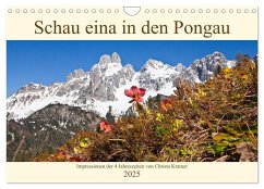 Schau eina in den Pongau (Wandkalender 2025 DIN A4 quer), CALVENDO Monatskalender