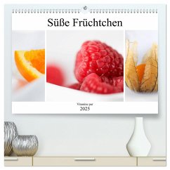 Süße Früchtchen - Vitamine pur (hochwertiger Premium Wandkalender 2025 DIN A2 quer), Kunstdruck in Hochglanz