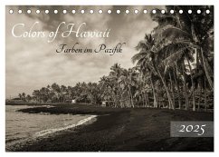 Colors of Hawaii - Farben im Pazifik (Tischkalender 2025 DIN A5 quer), CALVENDO Monatskalender