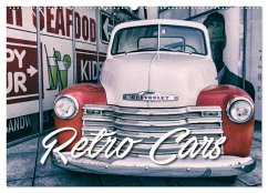 Retro Cars (Wandkalender 2025 DIN A2 quer), CALVENDO Monatskalender