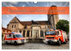 Feuerwehr und Rettungsdienst (Wandkalender 2025 DIN A3 quer), CALVENDO Monatskalender
