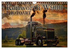 Kenworth W900 PHOTOART (Wandkalender 2025 DIN A4 quer), CALVENDO Monatskalender