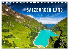 Salzburger Land. Wasser (Wandkalender 2025 DIN A3 quer), CALVENDO Monatskalender