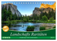 Landschafts Raritäten ¿ Großartige USA Landschaften (Tischkalender 2025 DIN A5 quer), CALVENDO Monatskalender