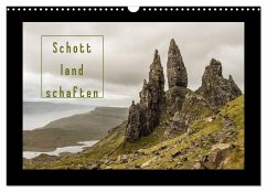 Schottlandschaften (Wandkalender 2025 DIN A3 quer), CALVENDO Monatskalender