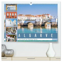 Algarve - Vom Ende der Welt bis Tavira (hochwertiger Premium Wandkalender 2025 DIN A2 quer), Kunstdruck in Hochglanz