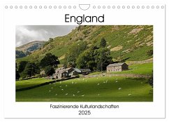 England - Faszinierende Kulturlandschaften (Wandkalender 2025 DIN A4 quer), CALVENDO Monatskalender - Calvendo;Hallweger, Christian