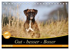 Gut - besser - Boxer (Tischkalender 2025 DIN A5 quer), CALVENDO Monatskalender - Calvendo;Janetzek, Yvonne