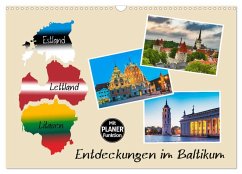 Entdeckungen im Baltikum (Wandkalender 2025 DIN A3 quer), CALVENDO Monatskalender - Calvendo;Kirsch, Gunter