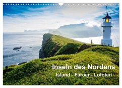 Inseln Des Nordens (Wandkalender 2025 DIN A3 quer), CALVENDO Monatskalender