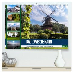 Bad Zwischenahn, Parkspaziergang und Seerundfahrt (hochwertiger Premium Wandkalender 2025 DIN A2 quer), Kunstdruck in Hochglanz