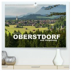 Oberstdorf und Umgebung (hochwertiger Premium Wandkalender 2025 DIN A2 quer), Kunstdruck in Hochglanz