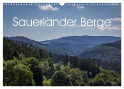 Sauerländer Berge (Wandkalender 2025 DIN A3 quer), CALVENDO Monatskalender