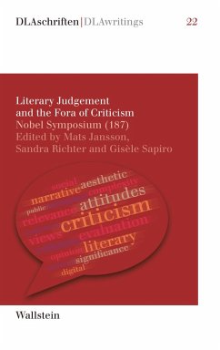Cover Literary Judgement and the Fora of Criticism