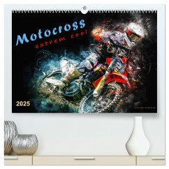 Motocross - extrem cool (hochwertiger Premium Wandkalender 2025 DIN A2 quer), Kunstdruck in Hochglanz - Calvendo;Roder, Peter