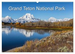 Grand Teton National Park (Wandkalender 2025 DIN A2 quer), CALVENDO Monatskalender