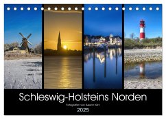 Schleswig-Holsteins Norden (Tischkalender 2025 DIN A5 quer), CALVENDO Monatskalender