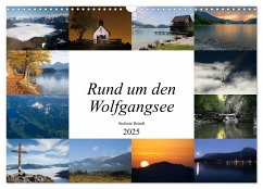 Rund um den Wolfgangsee (Wandkalender 2025 DIN A3 quer), CALVENDO Monatskalender