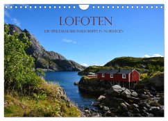 Lofoten - Die spektakuläre Inselgruppe in Norwegen (Wandkalender 2025 DIN A4 quer), CALVENDO Monatskalender