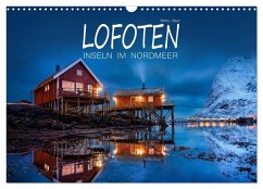 Lofoten - Inseln im Nordmeer (Wandkalender 2025 DIN A3 quer), CALVENDO Monatskalender - Calvendo;L. Beyer, Stefan