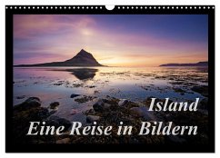 Island - Eine Reise in Bildern (Wandkalender 2025 DIN A3 quer), CALVENDO Monatskalender - Calvendo;Kägi, Manuela