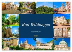 Bad Wildungen, Kurstadt mit Herz (Wandkalender 2025 DIN A2 quer), CALVENDO Monatskalender